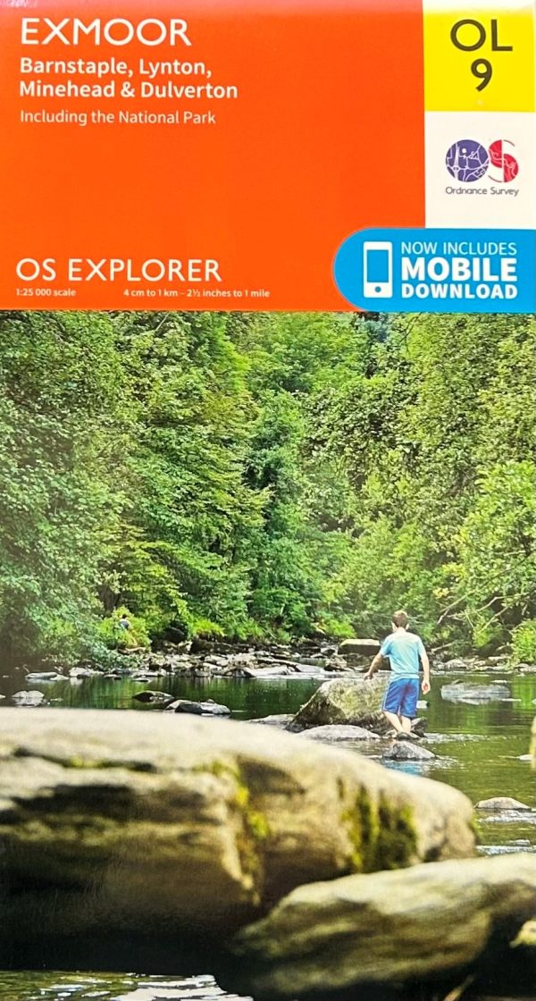 OS Explorer 9 Exmoor Map