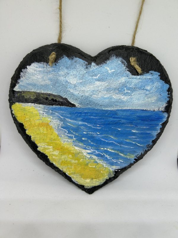 Baggy Point Slate Heart